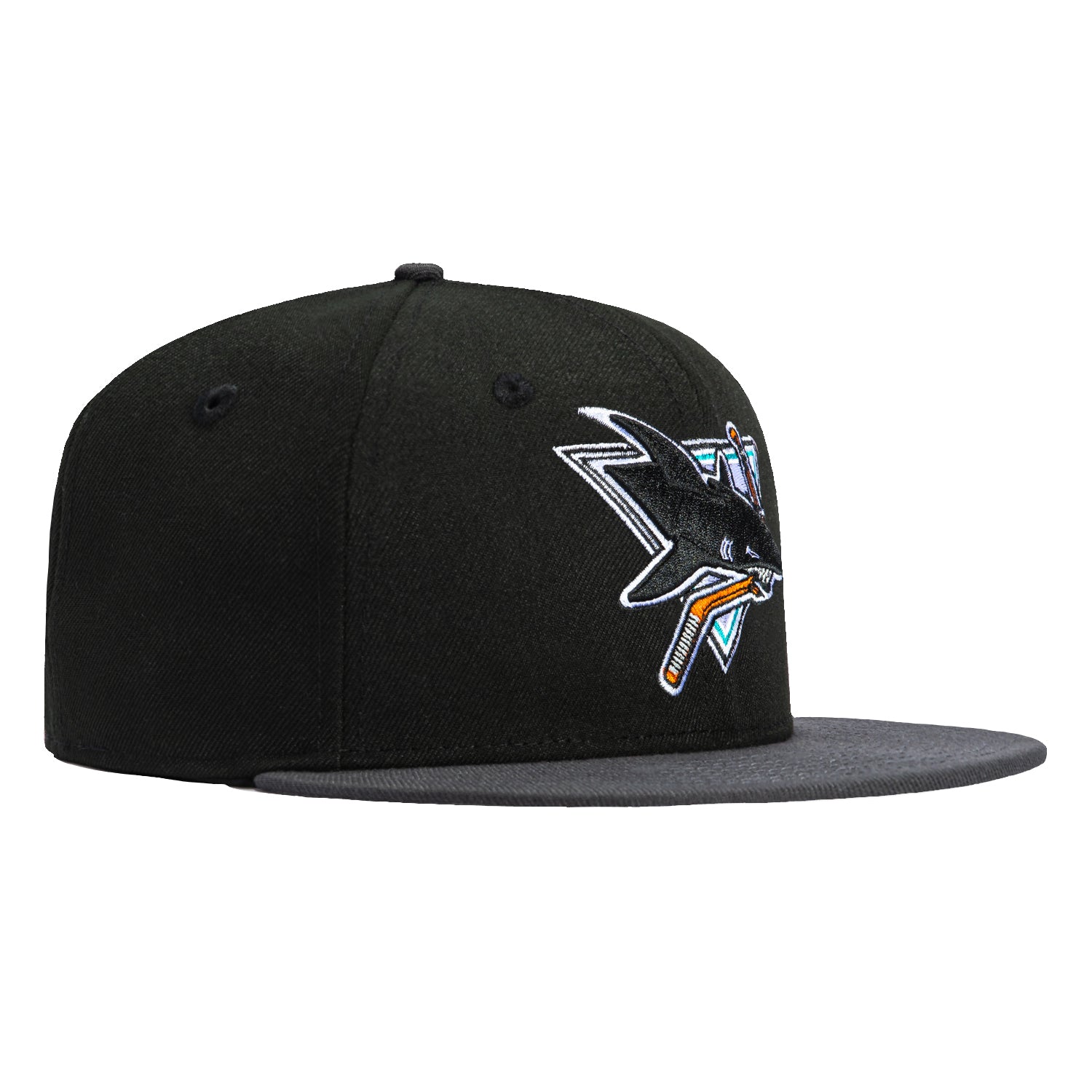 New Era 59Fifty San Jose Sharks 1991 Hat Black, Graphite – Hat Club