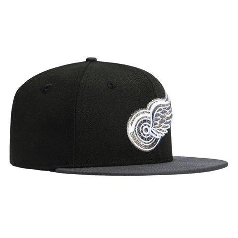 New Era 59Fifty Detroit Red Wings Hat - Black, Graphite