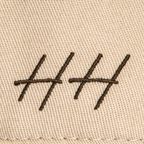 Huega House Trademark Snapback Hat - Khaki