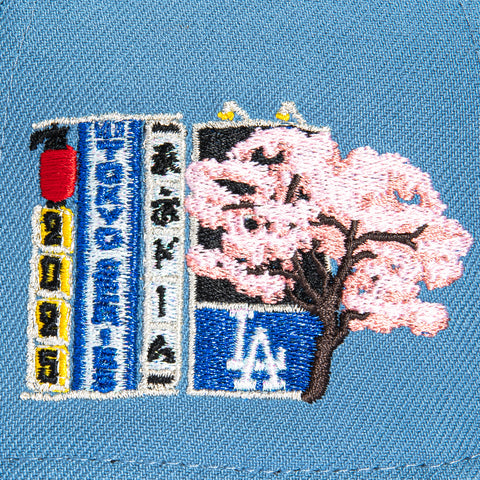 New Era 9Forty A-Frame Los Angeles Dodgers 2025 Tokyo Series Patch Script Snapback Hat - Indigo, Navy