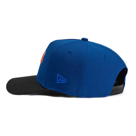 New Era 9Forty A-Frame New York Mets Los Mets Script Snapback Hat - Royal, Black