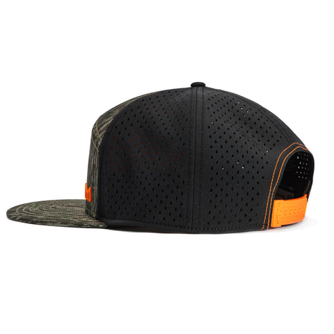 Melin Trenches Icon Hydro Snapback Hat - Realtree, Black