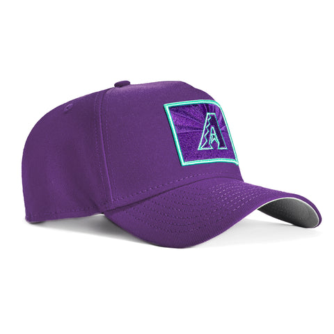 New Era 9Forty A-Frame Arizona Diamondbacks 2025 City Connect Alternate Snapback Hat - Purple