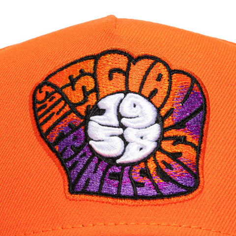 New Era 9Forty A-Frame City Connect San Francisco Giants Alternate Snapback Hat - Orange