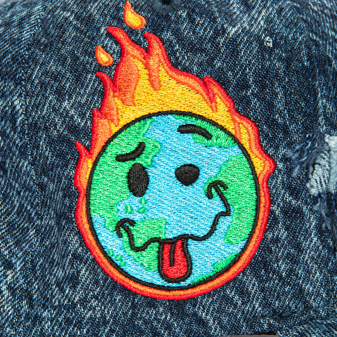 Field Grade Everything's F*cked Snapback Hat - Denim Blue