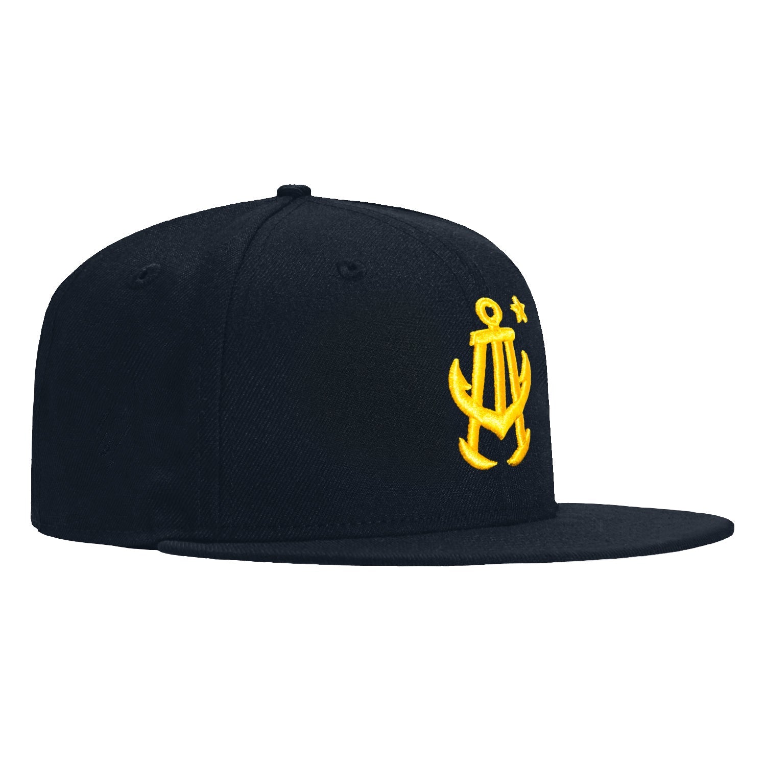 New Era 59Fifty Hillside Goods Anchor Hat - Navy, Gold – Hat Club
