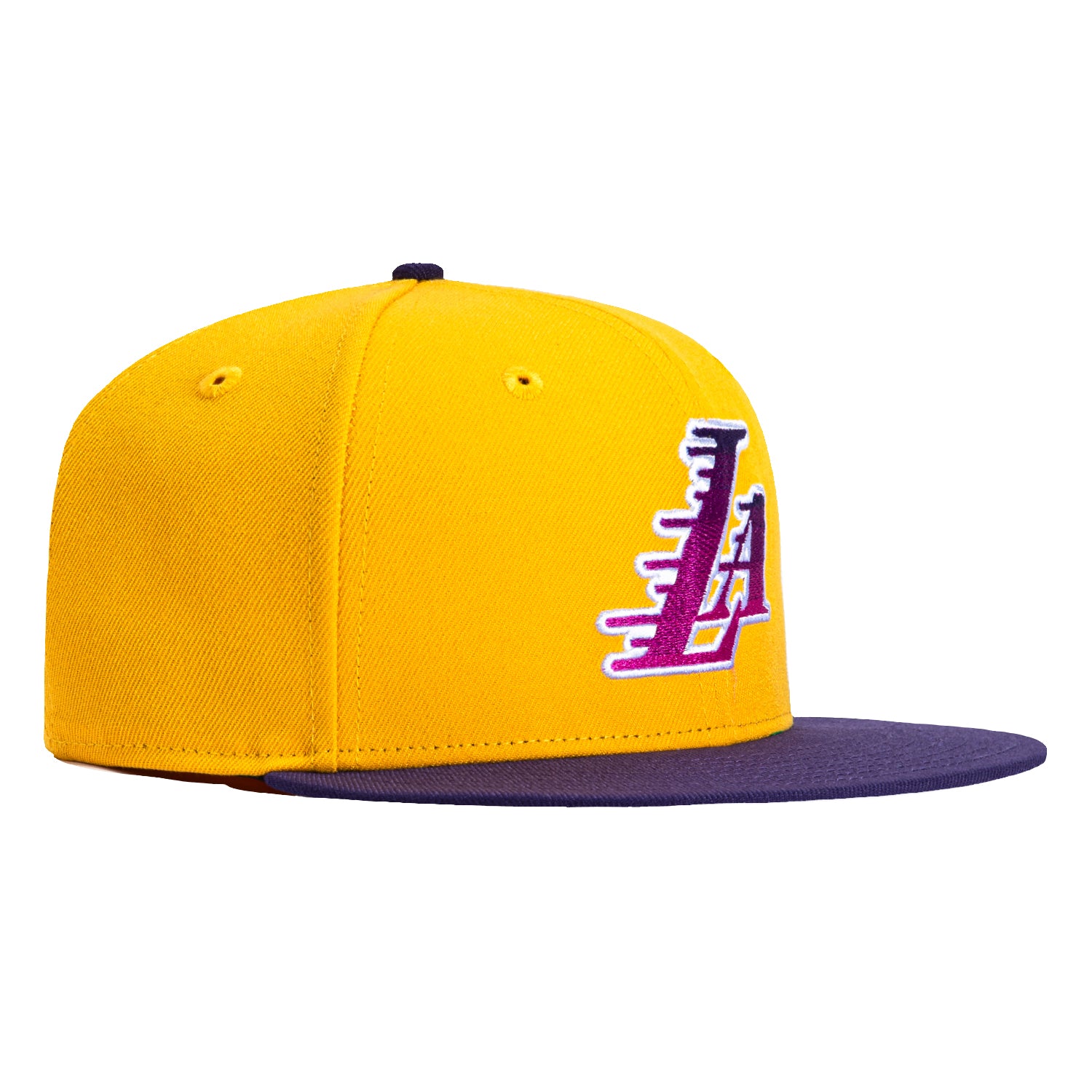 New Era 59Fifty Los Angeles Lakers LA Gradient Hat Gold, Purple