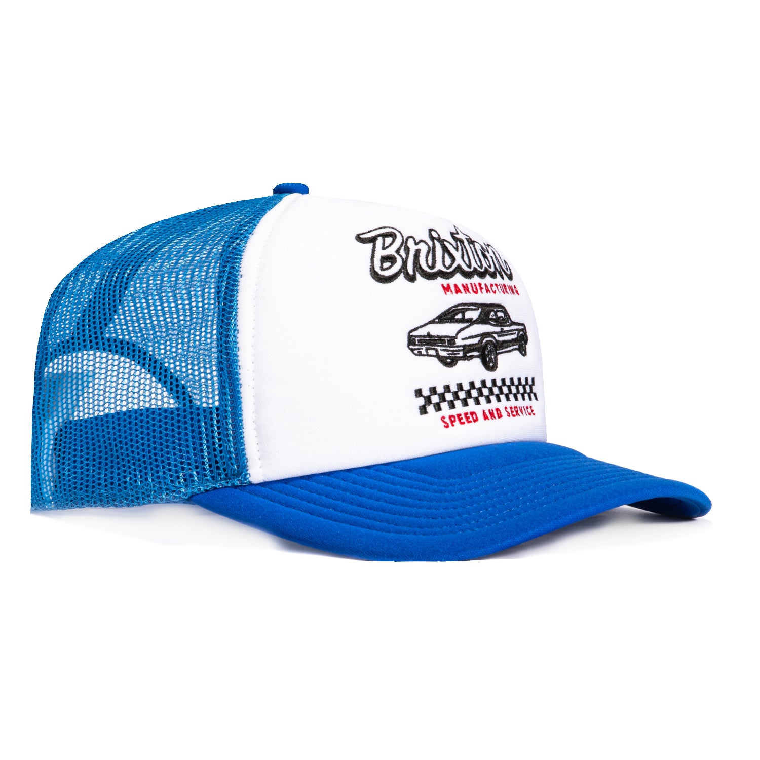 Brixton Speed and Service Mesh Snapback Trucker Foam Hat  display picture 1