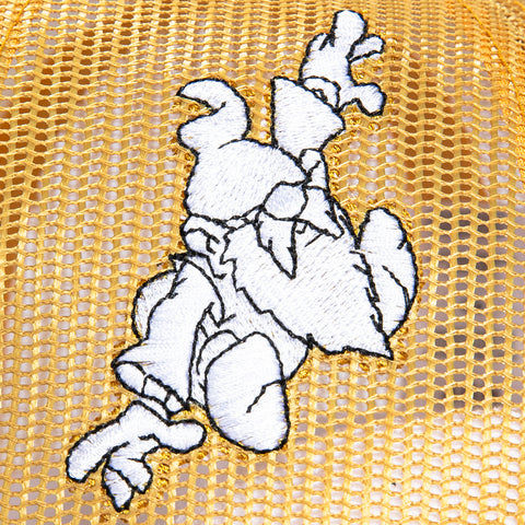 HUF F**k It Trip Foam Front Trucker Snapback Hat - White, Gold