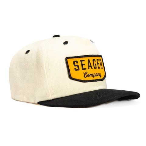 Seager Wilson Snapback Hat - White, Black