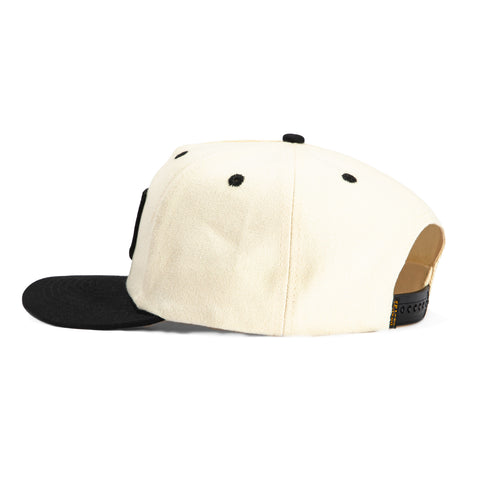 Seager Wilson Snapback Hat - White, Black