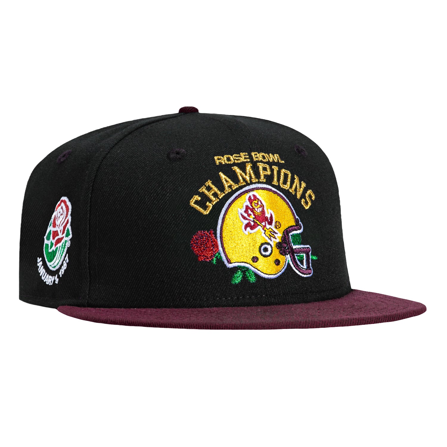New Era 59Fifty Arizona State Sun Devils 1987 Rose Bowl Patch Rose