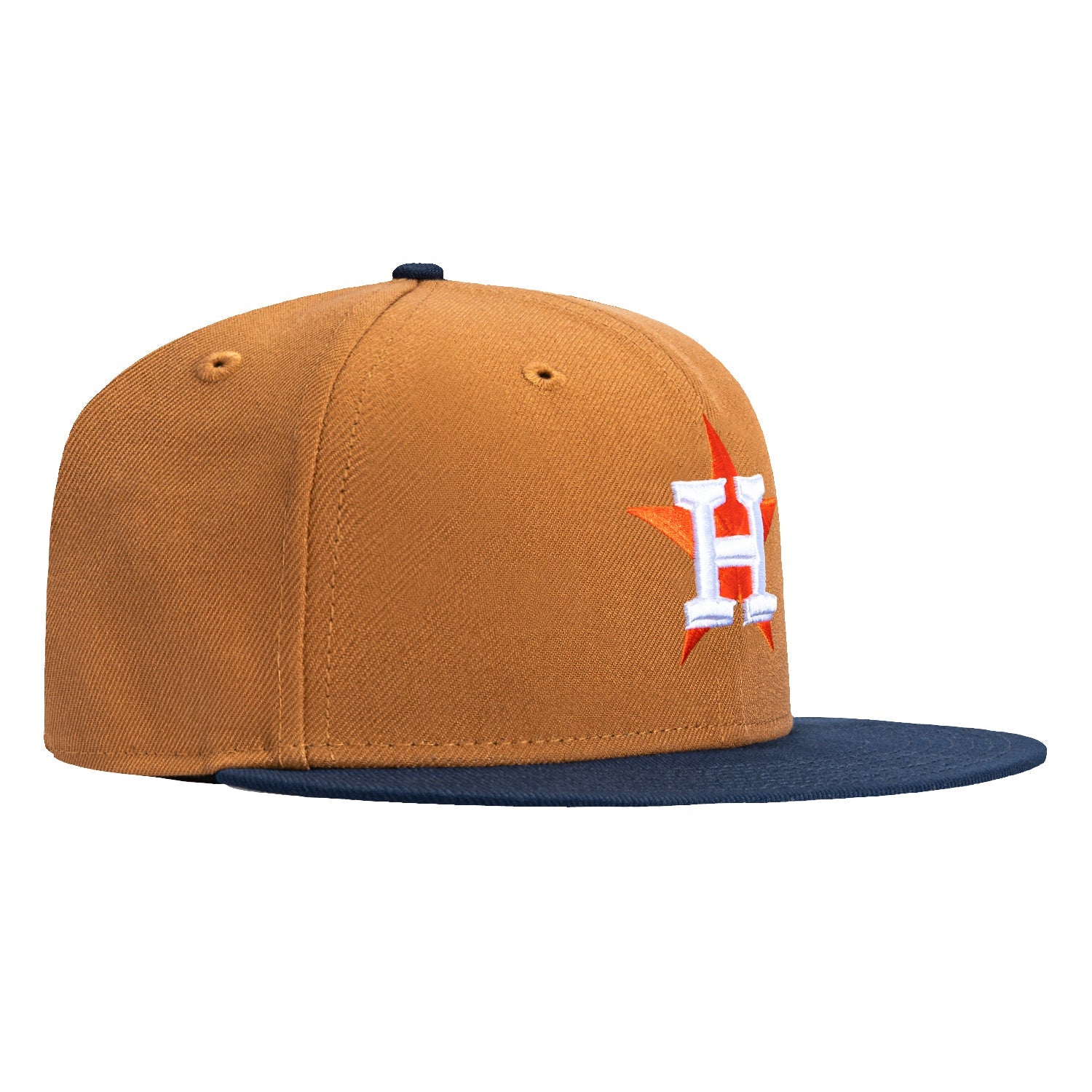 New Era 59Fifty Houston Astros Hat - Khaki, Navy – Hat Club