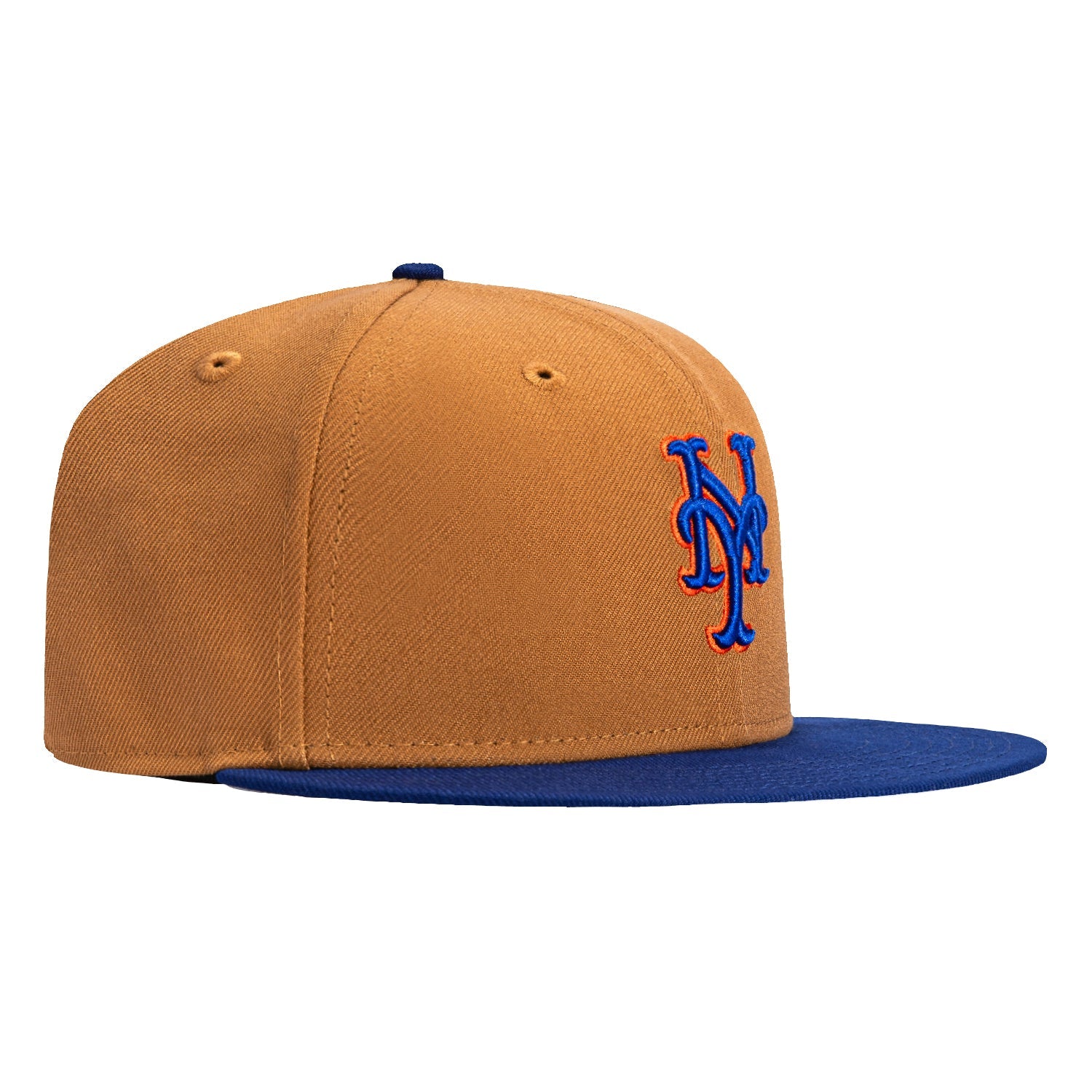 Casquette New Era 59FIFTY New York Mets Bleu Houx Orange Taille 8 MLB
