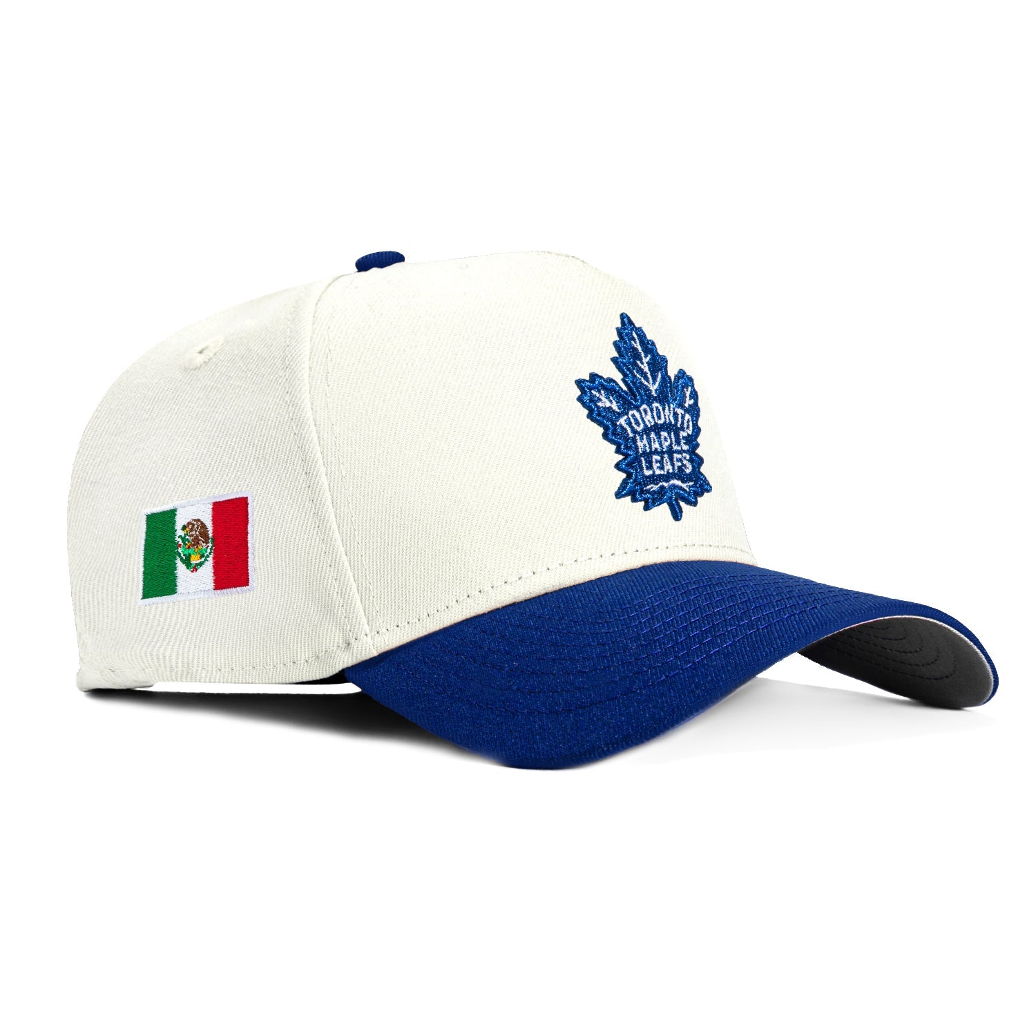 ファナティクス 帽子 アクセサリー メンズ Toronto Maple Leafs Fanatics Branded Fundamental Cuffed Knit Hat Blue/White