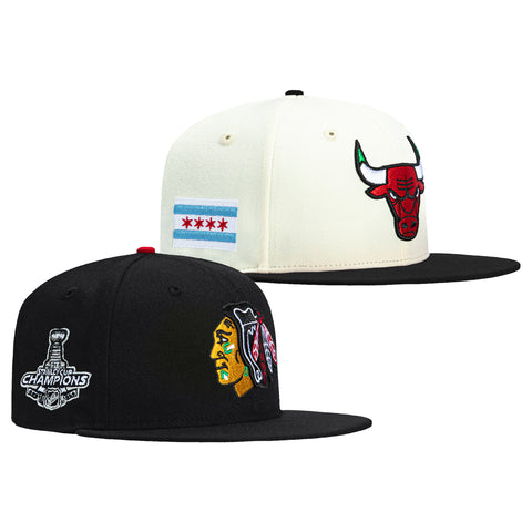New Era 59Fifty NBA x NHL Crossover Chicago Pack