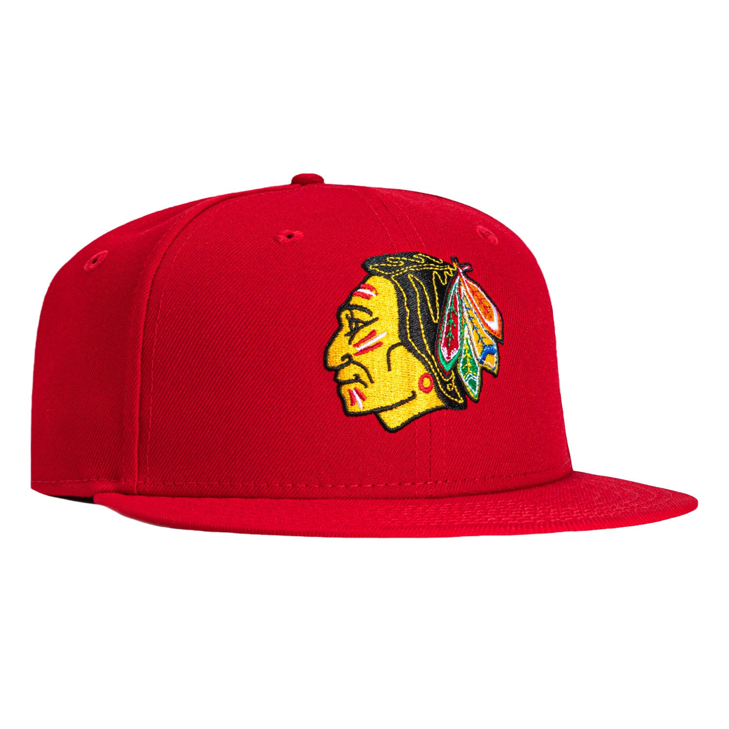 CLUB HAUS REDKAP 34インチ New Era 59Fifty Chicago Blackhawks 1957 Green UV Hat - Red – Hat Club