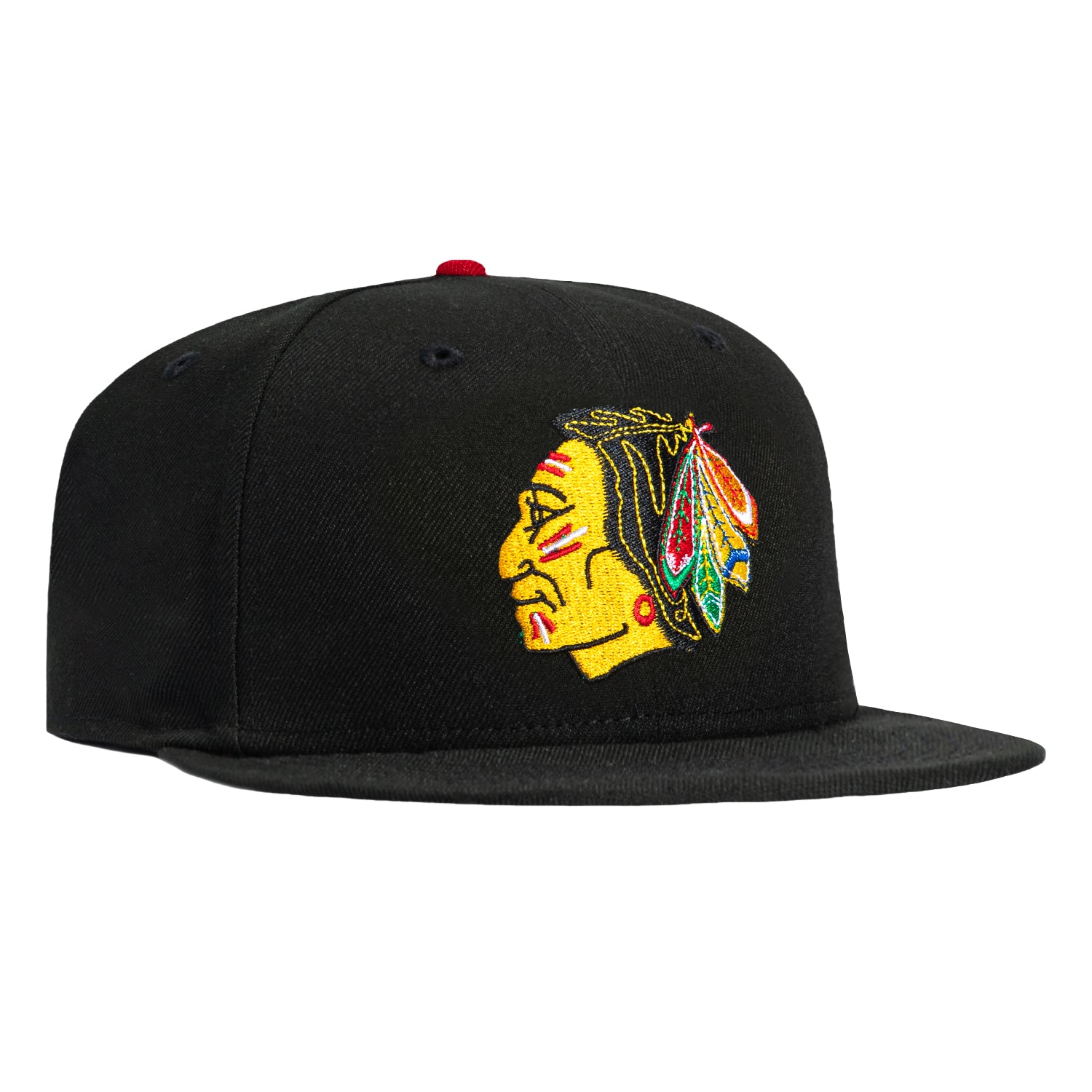 帽子 NEW ERA CHICAGO BLACKHAWKS the Apartment New Era 59Fifty Chicago Blackhawks 1957 Green UV Hat - Black – Hat