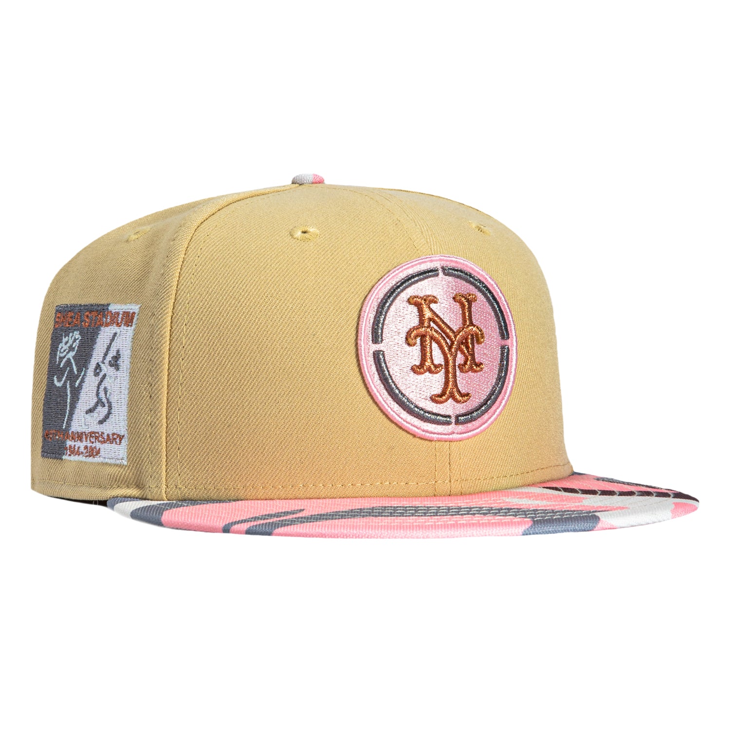帽子 SUN FADED FITTED CAPNEW YORK METS New Era 59Fifty New York Mets 40th Anniversary Stadium Patch
