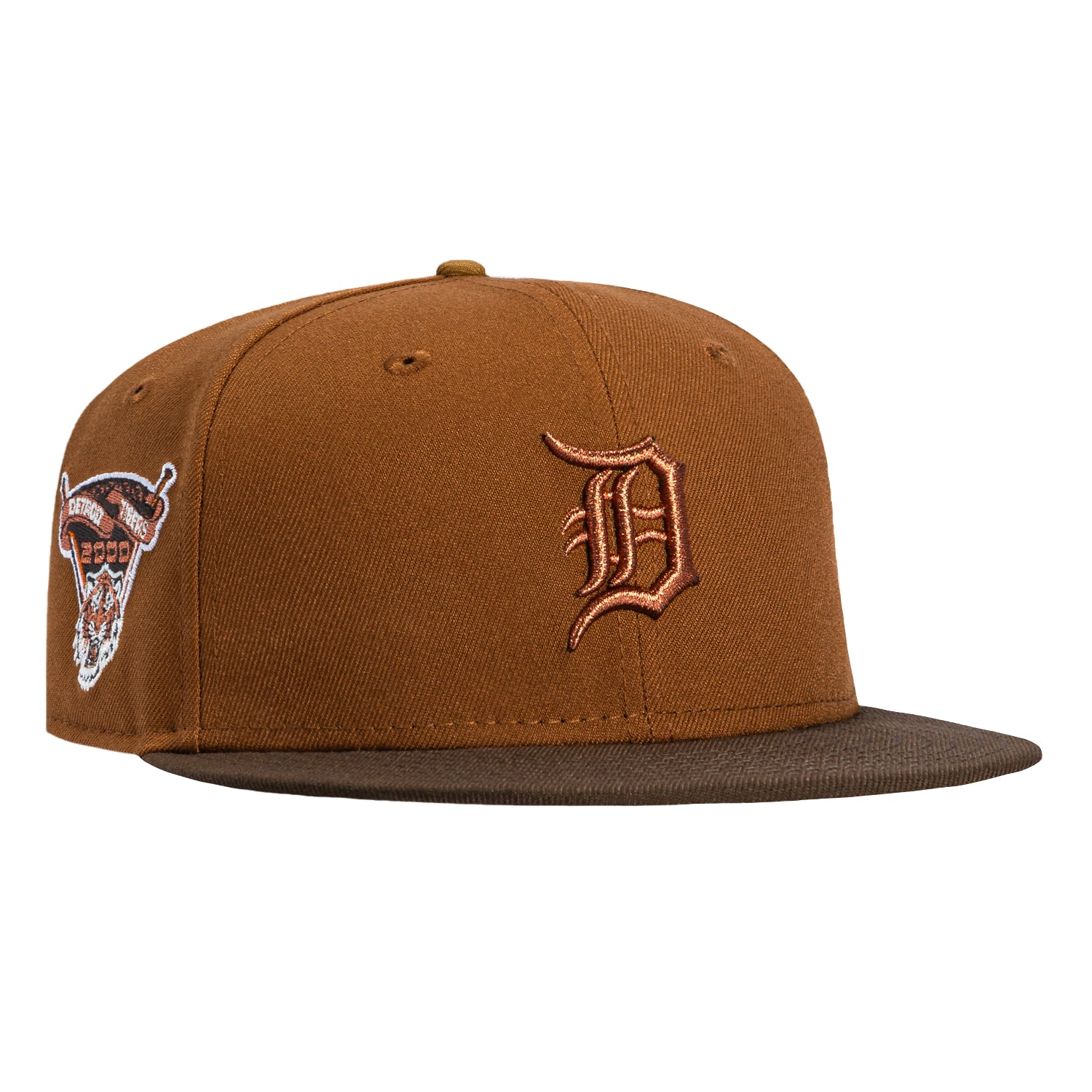 New Era 59Fifty Sepia Detroit Tigers 2000 Inaugural Patch Hat