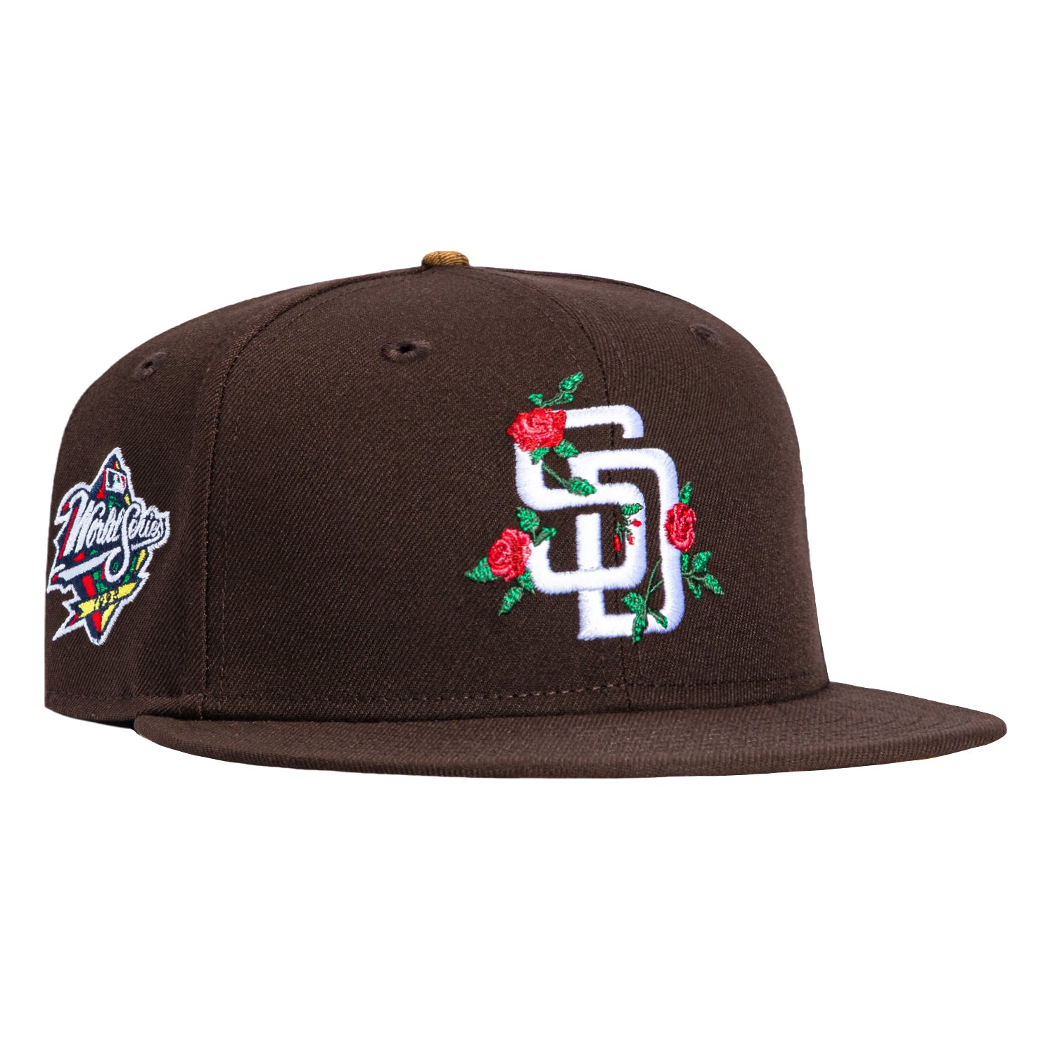 New Era 59Fifty San Diego Padres 1998 World Series Patch Rose