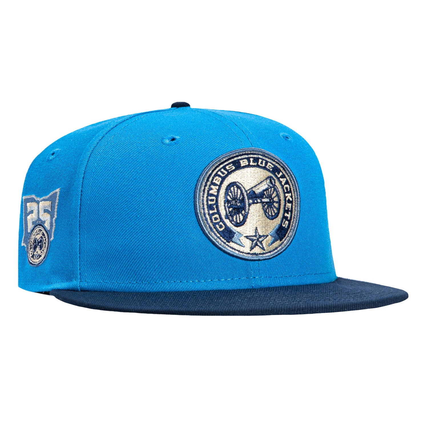 New Era 59Fifty Columbus Blue Jackets 25th Anniversary Patch