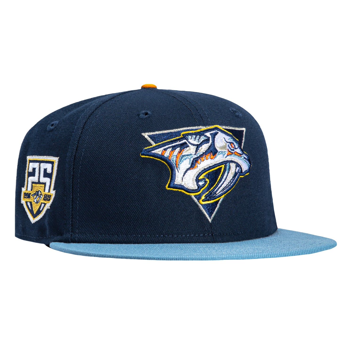 New Era 59Fifty Nashville Predators 25th Anniversary Patch 1998