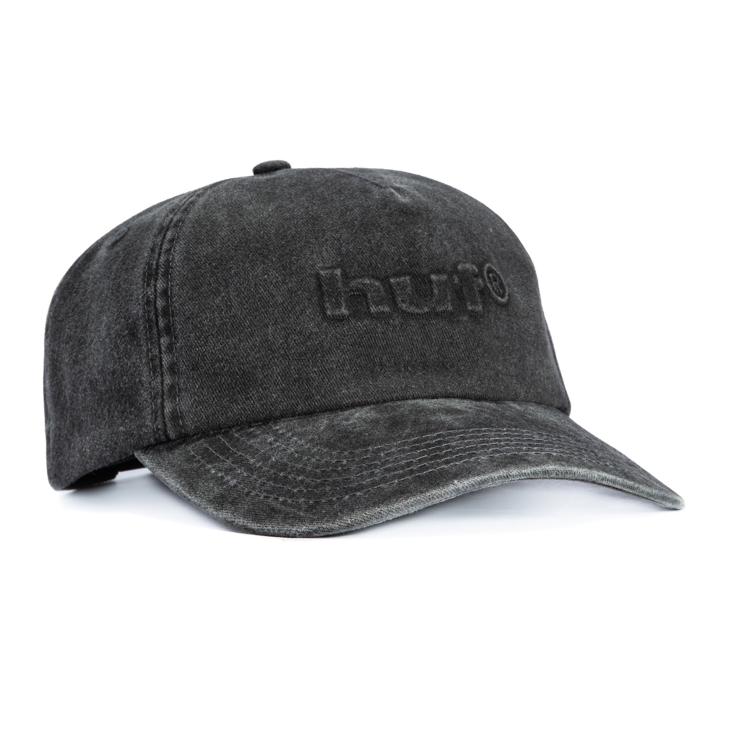 Huf Pacific Wash Snapback Adjustable Hat - Black Washed – Hat Club