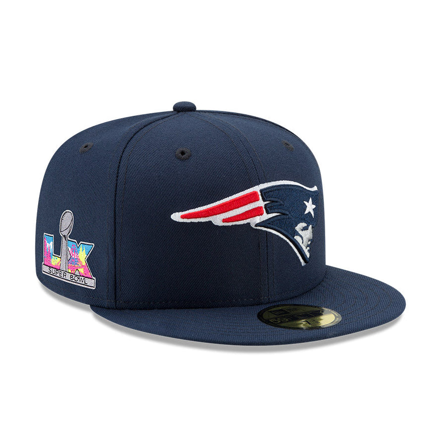 New Era 59Fifty New England Patriots 2026 Super Bowl Patch Hat