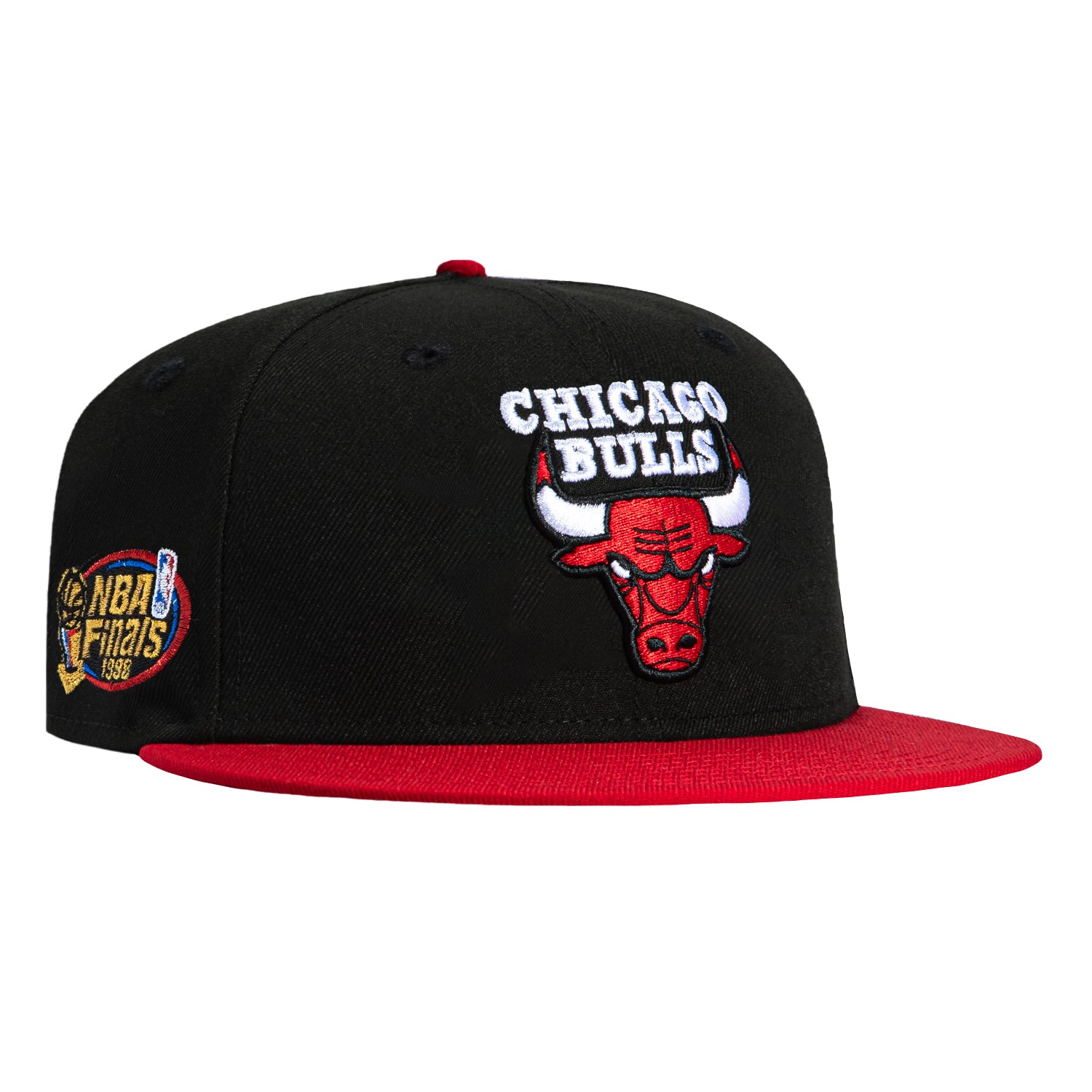 New Era 59Fifty Chicago Bulls 1998 NBA Finals Patch Hat - Black