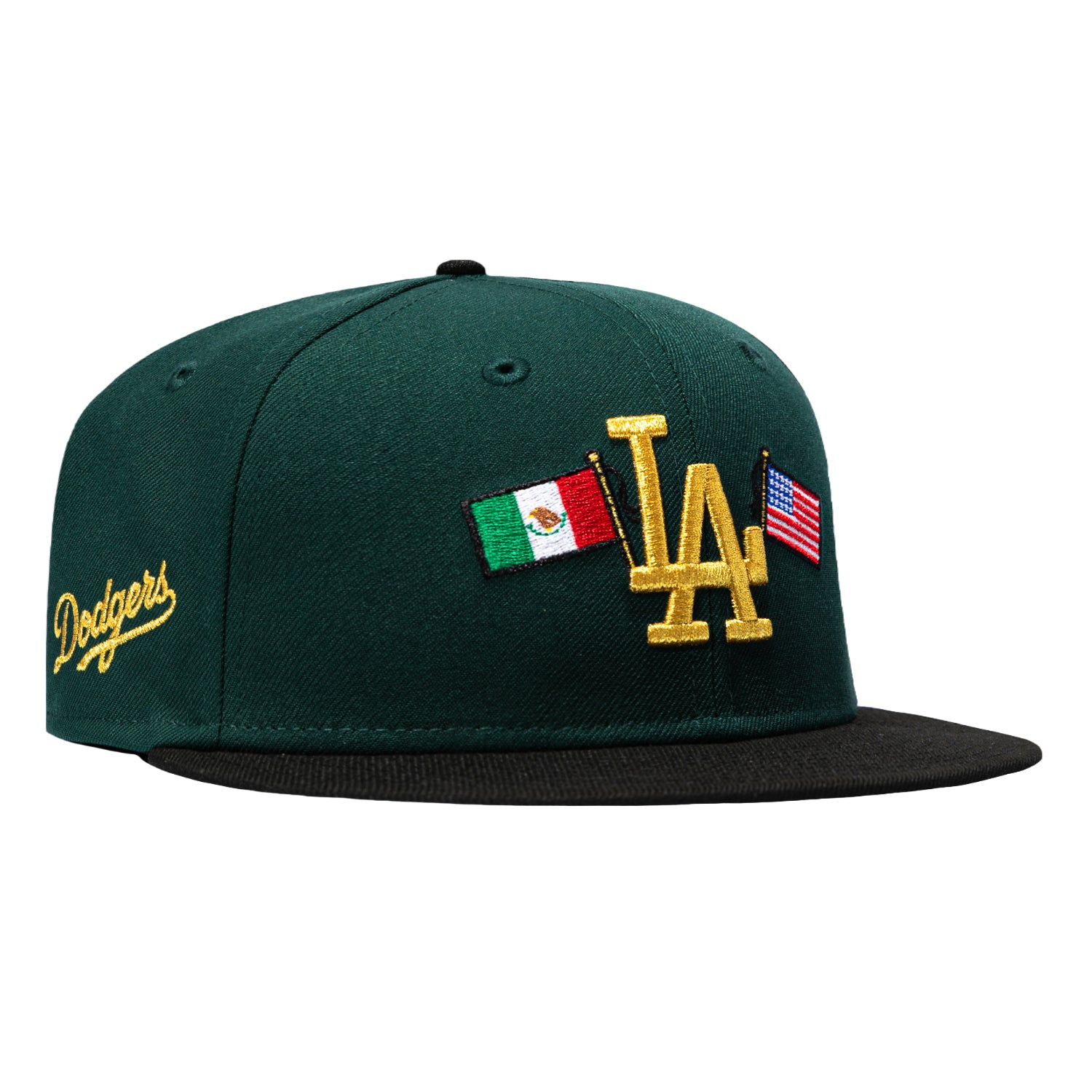 ニューエラ ロサンゼルスドジャース Mexican Flag キャップ New Era 59Fifty Los Angeles Dodgers Logo Patch Mexico & USA Flag