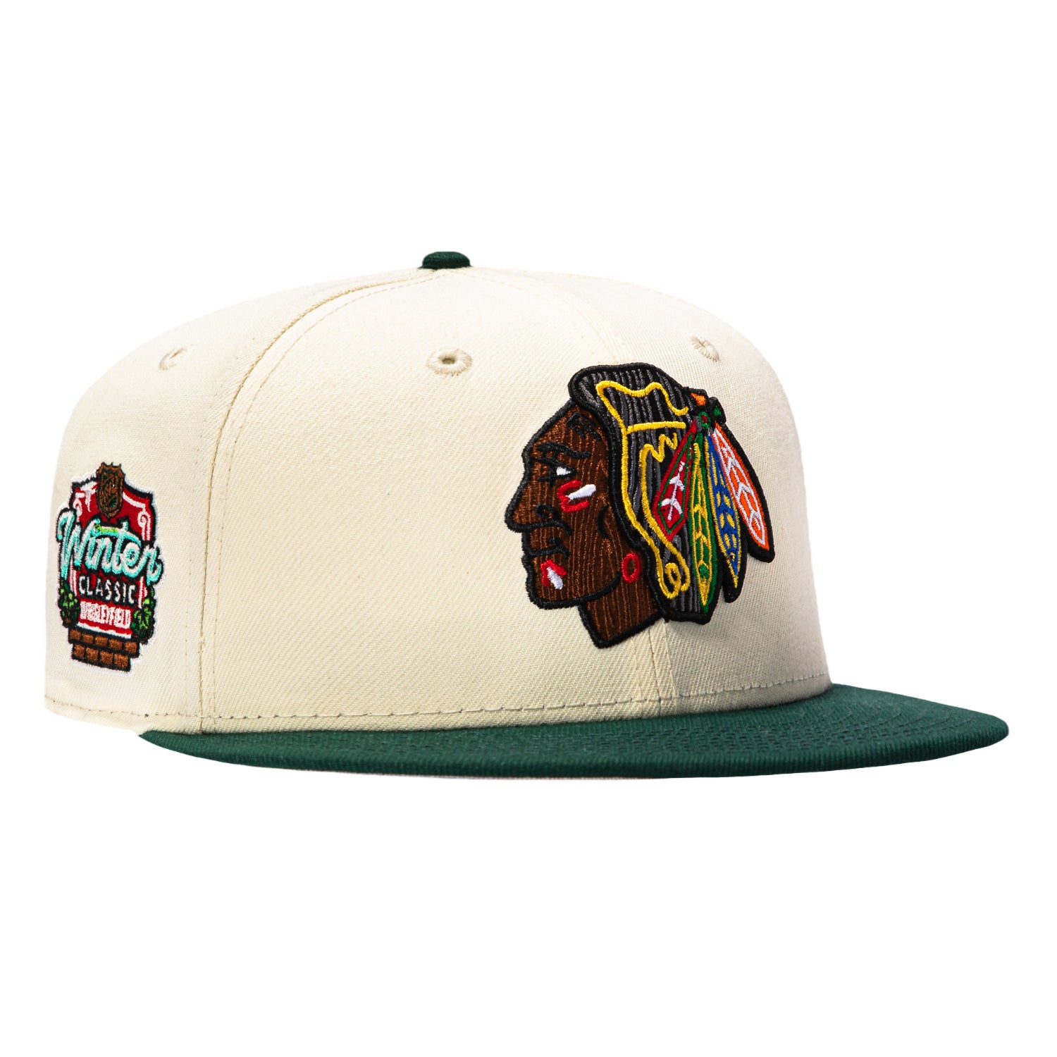New Era 59Fifty Wood Grain Chicago Blackhawks 2025 Winter Classic