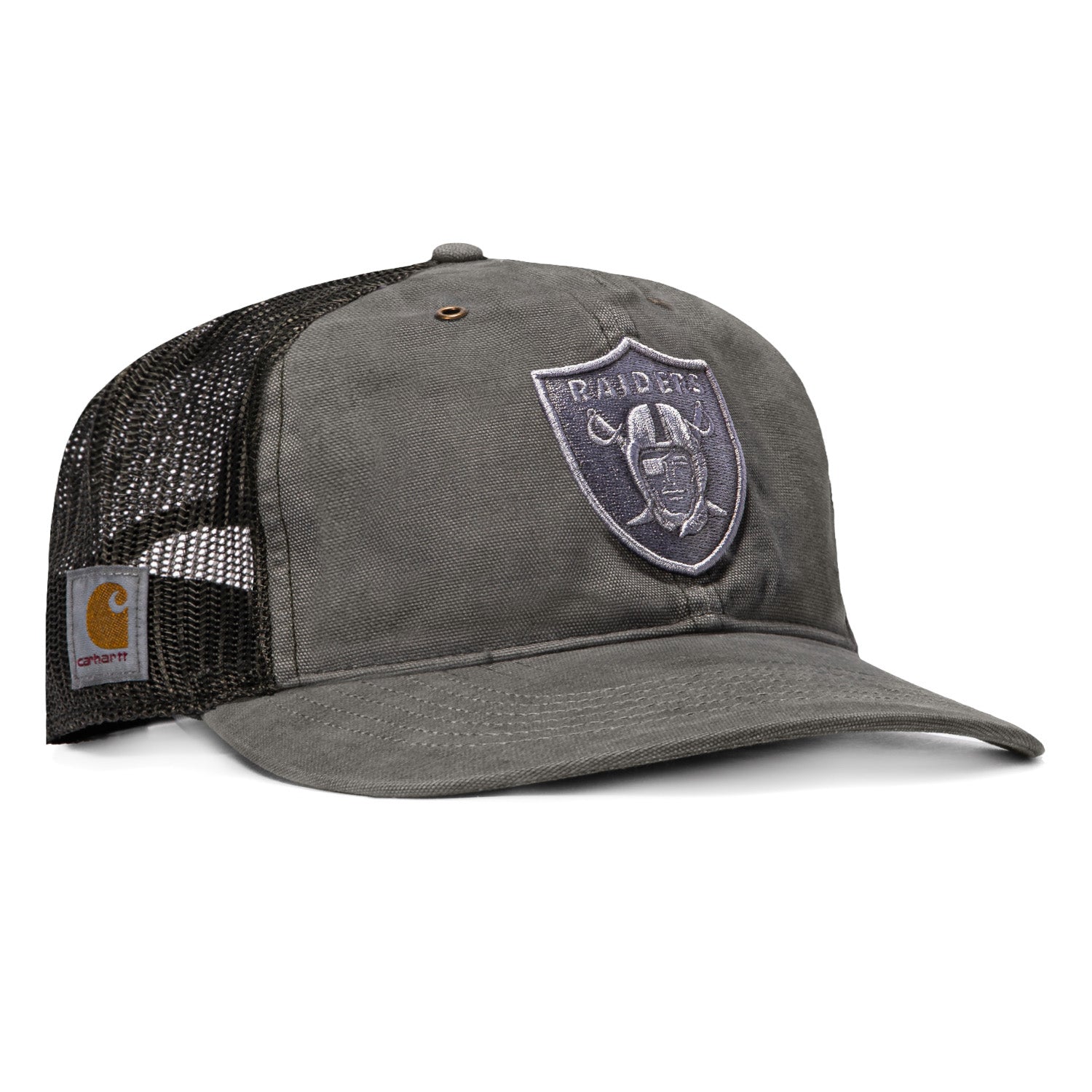 キャップ Carhartt RAIDERS 47Brand 47 Brand x Carhartt Trucker Dyed Las Vegas Raiders Adjustable