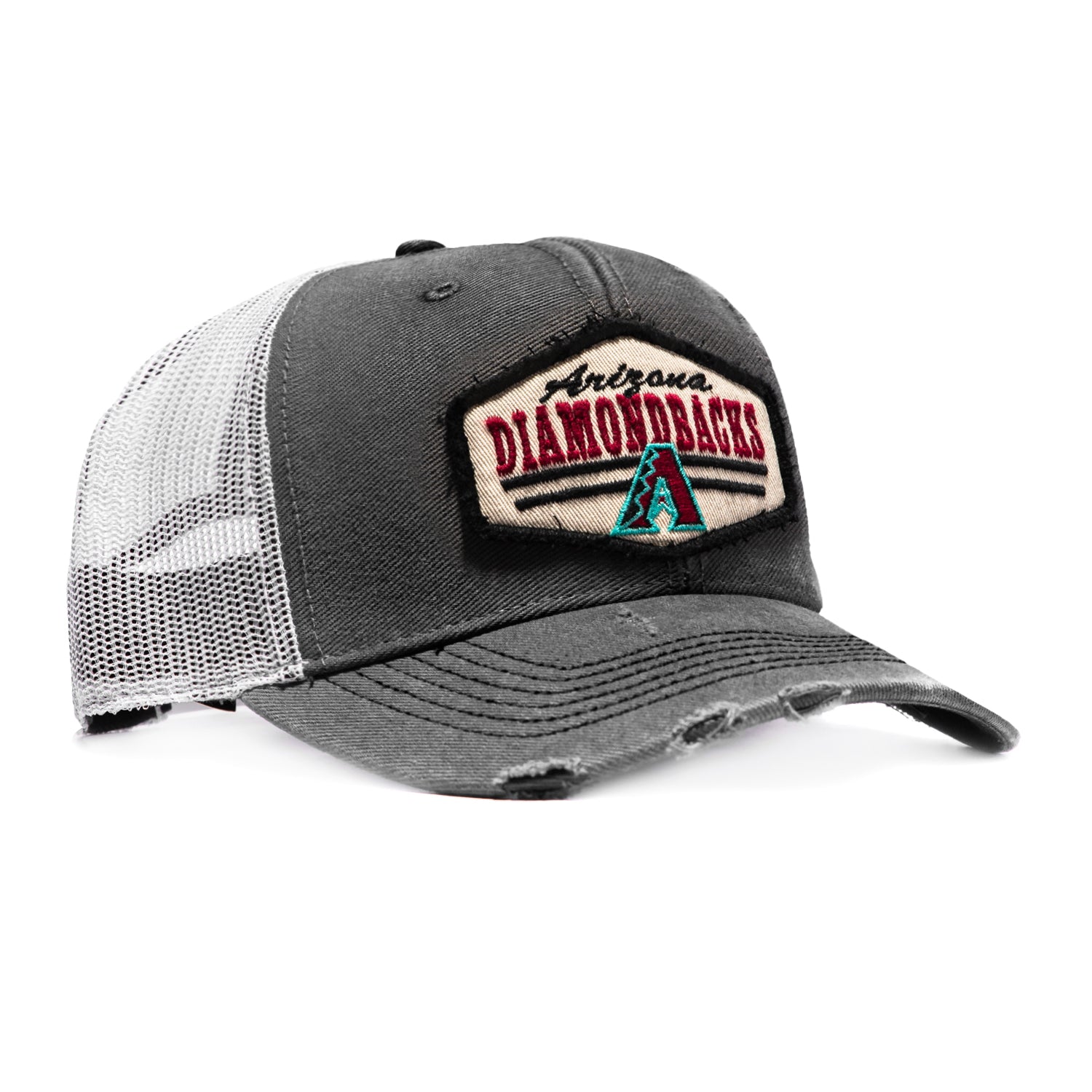 47 Brand Arizona Diamondbacks Salvage Trucker Snapback Hat - Black