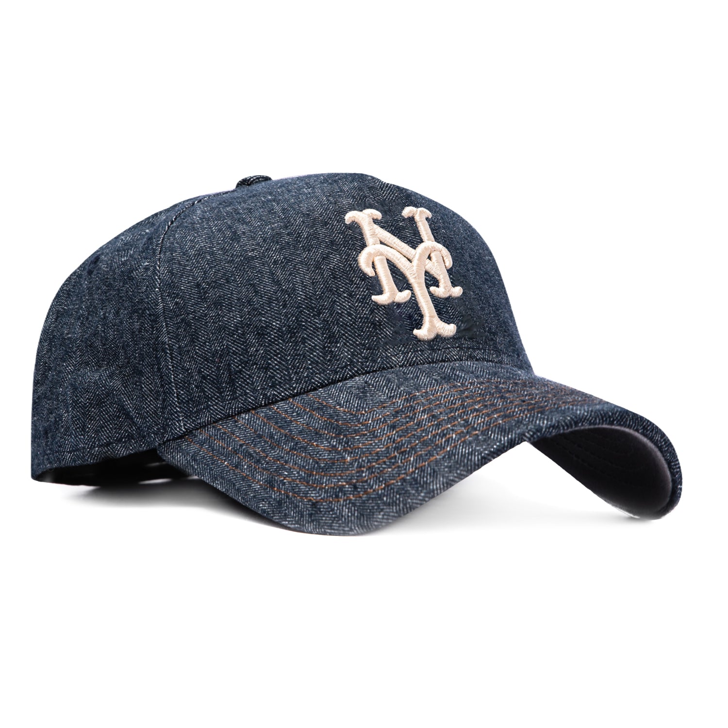 New Era 59Forty A-Frame New York Mets Hat - Navy Denim – Hat Club