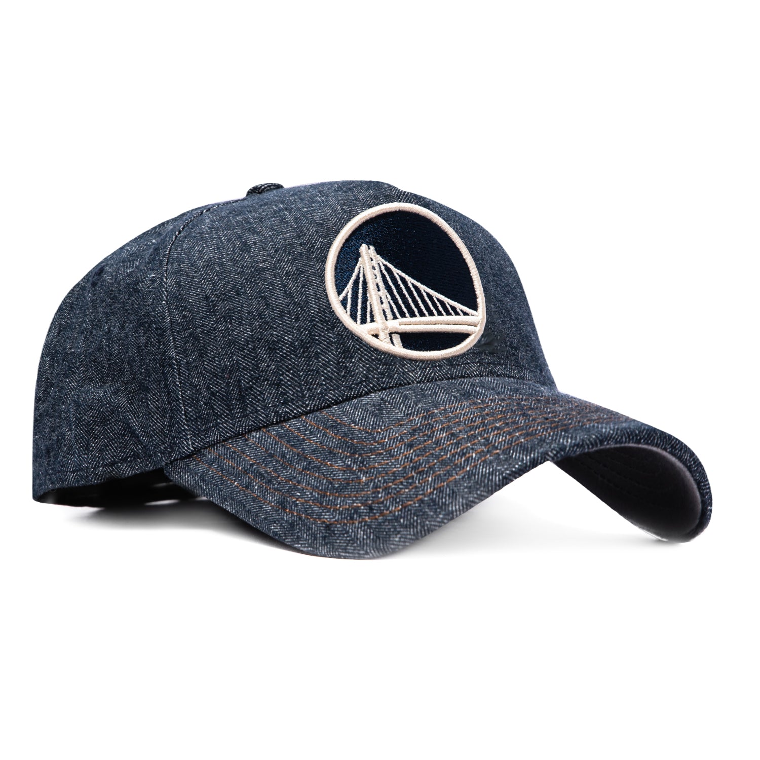 New Era 59Forty A-Frame Golden State Warriors Hat - Navy Denim