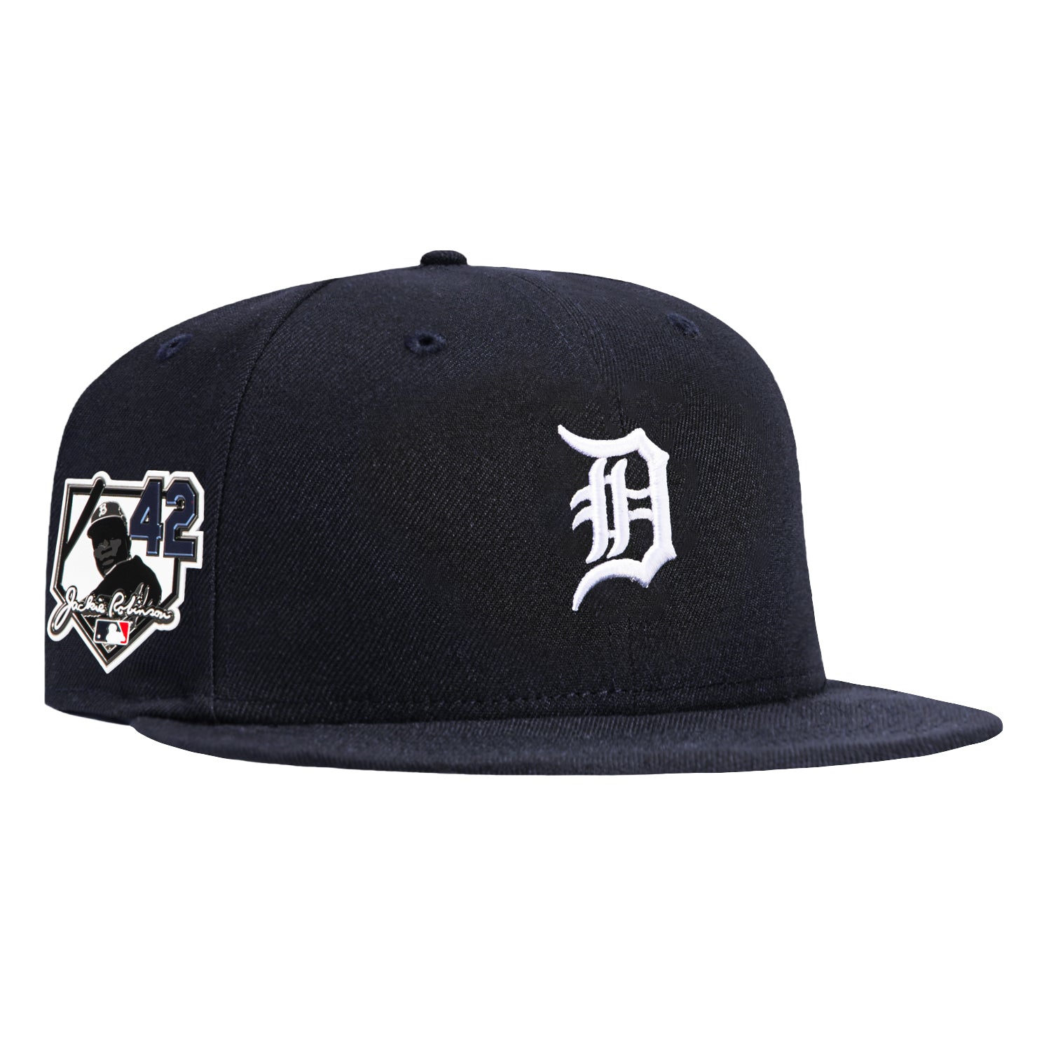 バウティーハンター　ニューエラ　7 7/8 New Era 59Fifty Detroit Tigers 42 Jackie Robinson Patch Hat - Navy