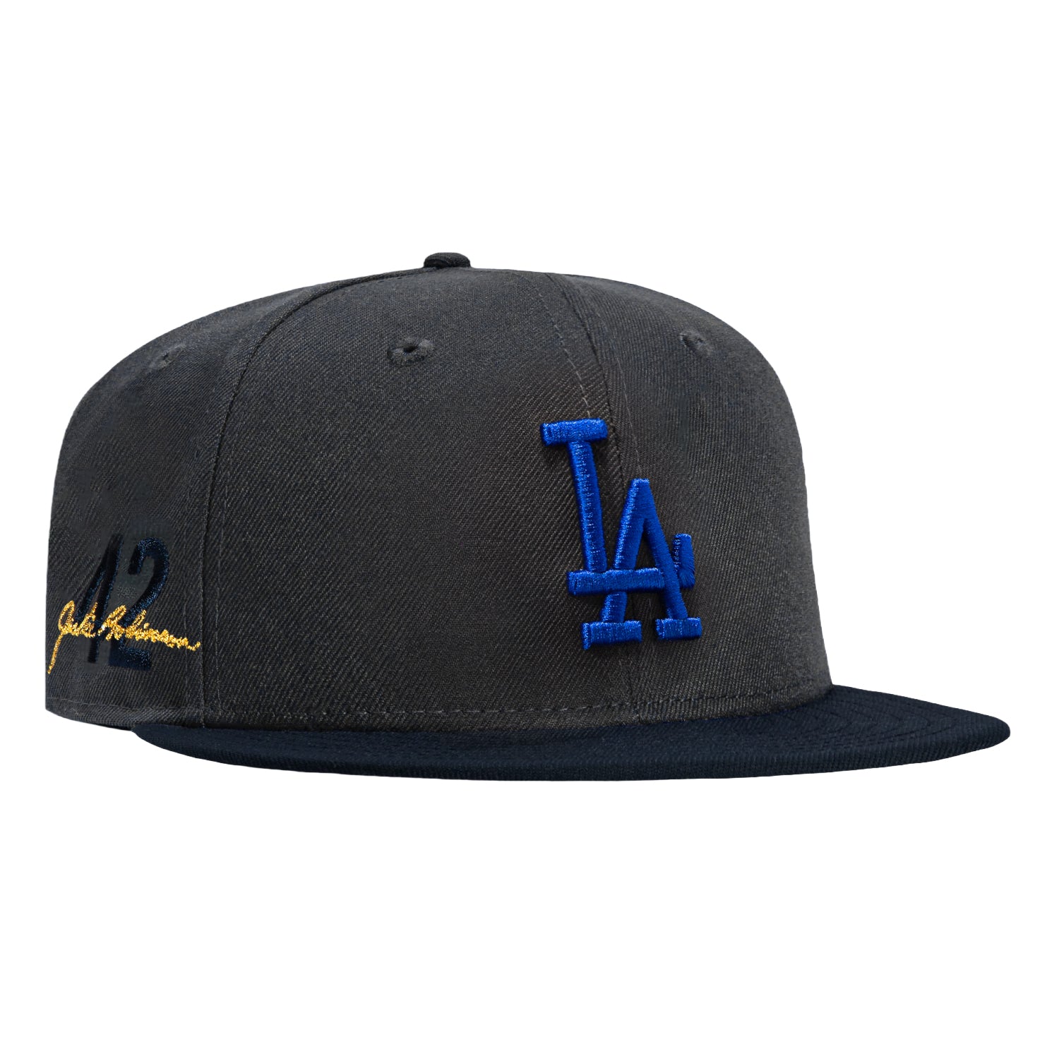 New Era 59Fifty Los Angeles Dodgers Jackie Robinson 42 Patch Hat