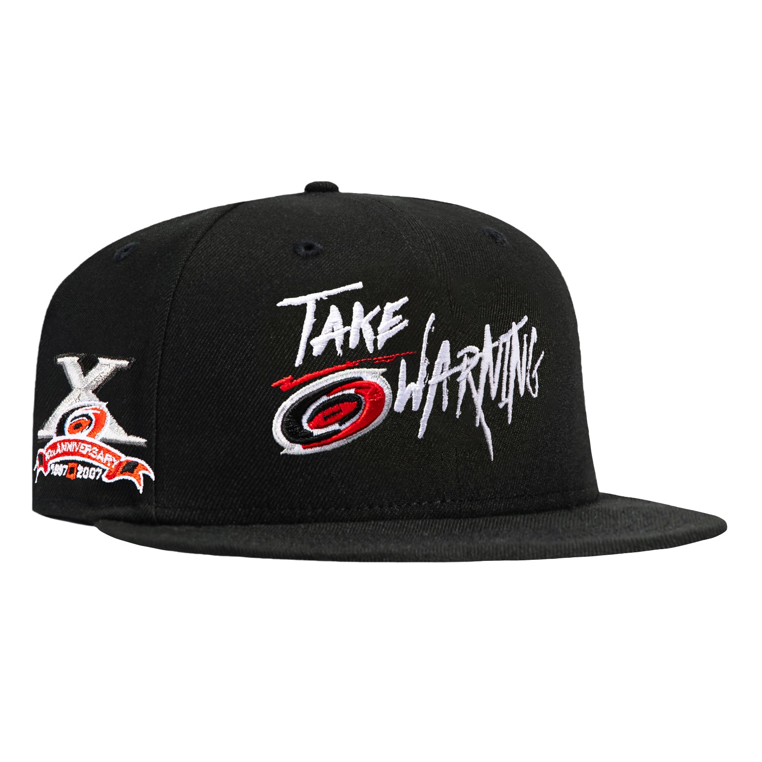 New Era 59Fifty Black Dome Carolina Hurricanes 10th Anniversary