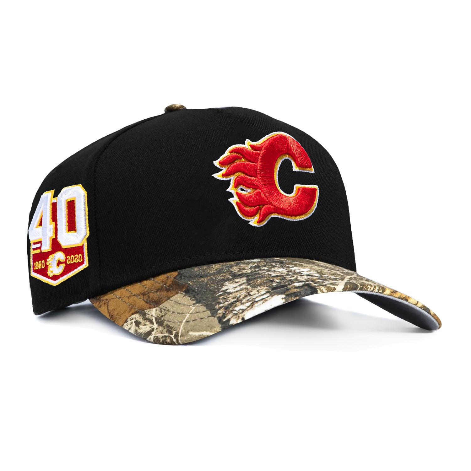 New Era 9Forty A-Frame Realtree Visor Calgary Flames 40th