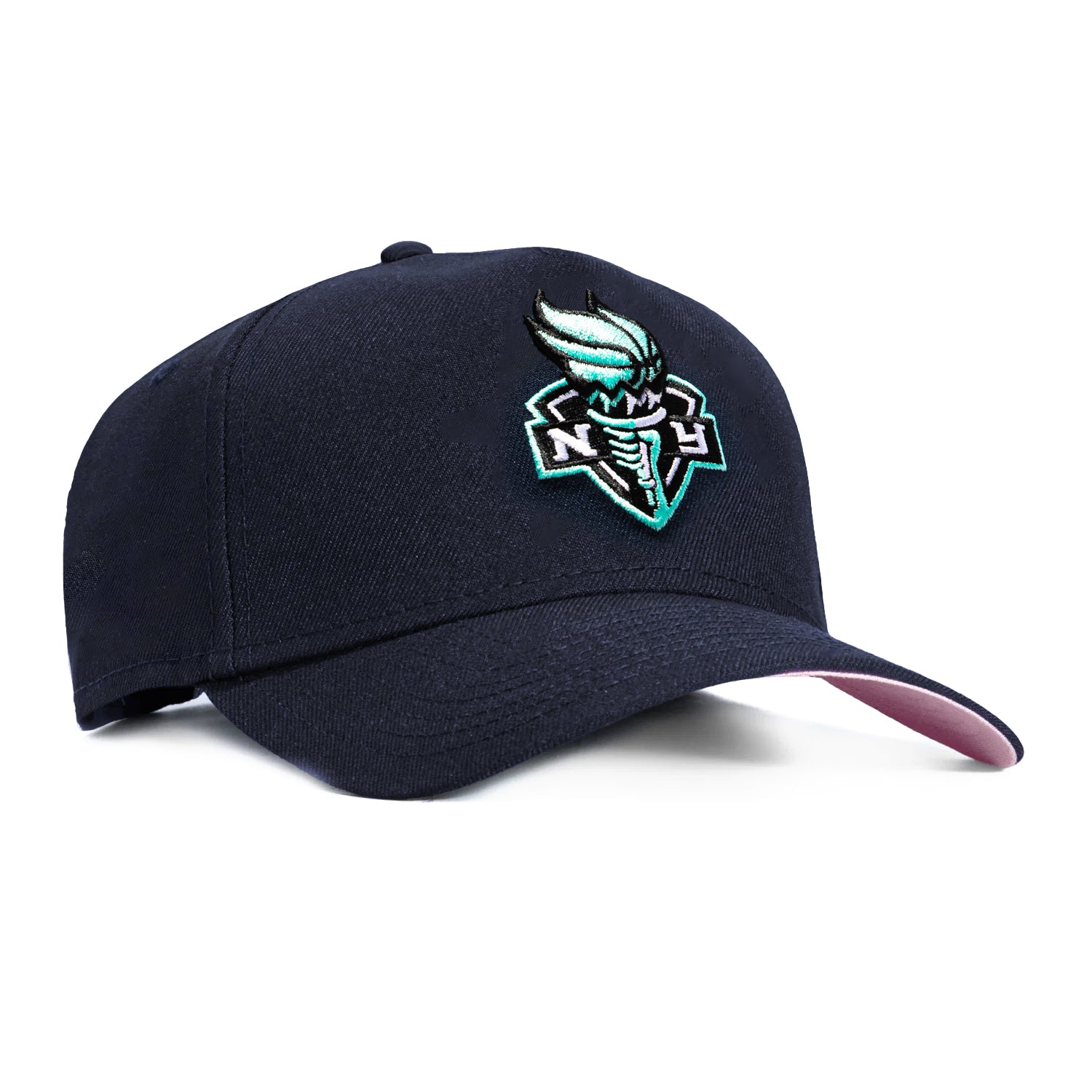 New Era 9Forty A-Frame Teal Story New York Liberty Pink UV