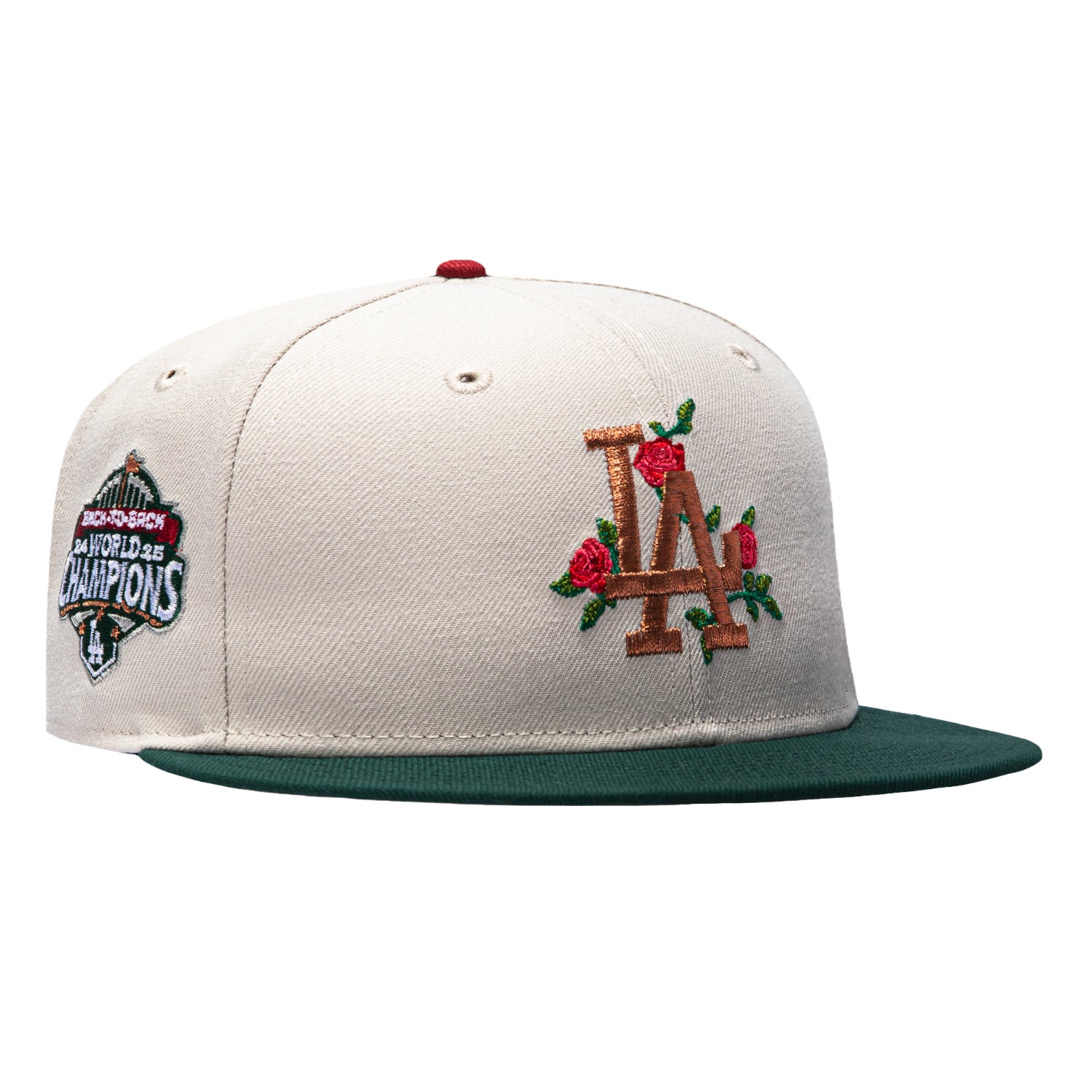New Era 59Fifty Los Angeles Dodgers Back to Back Champions Patch