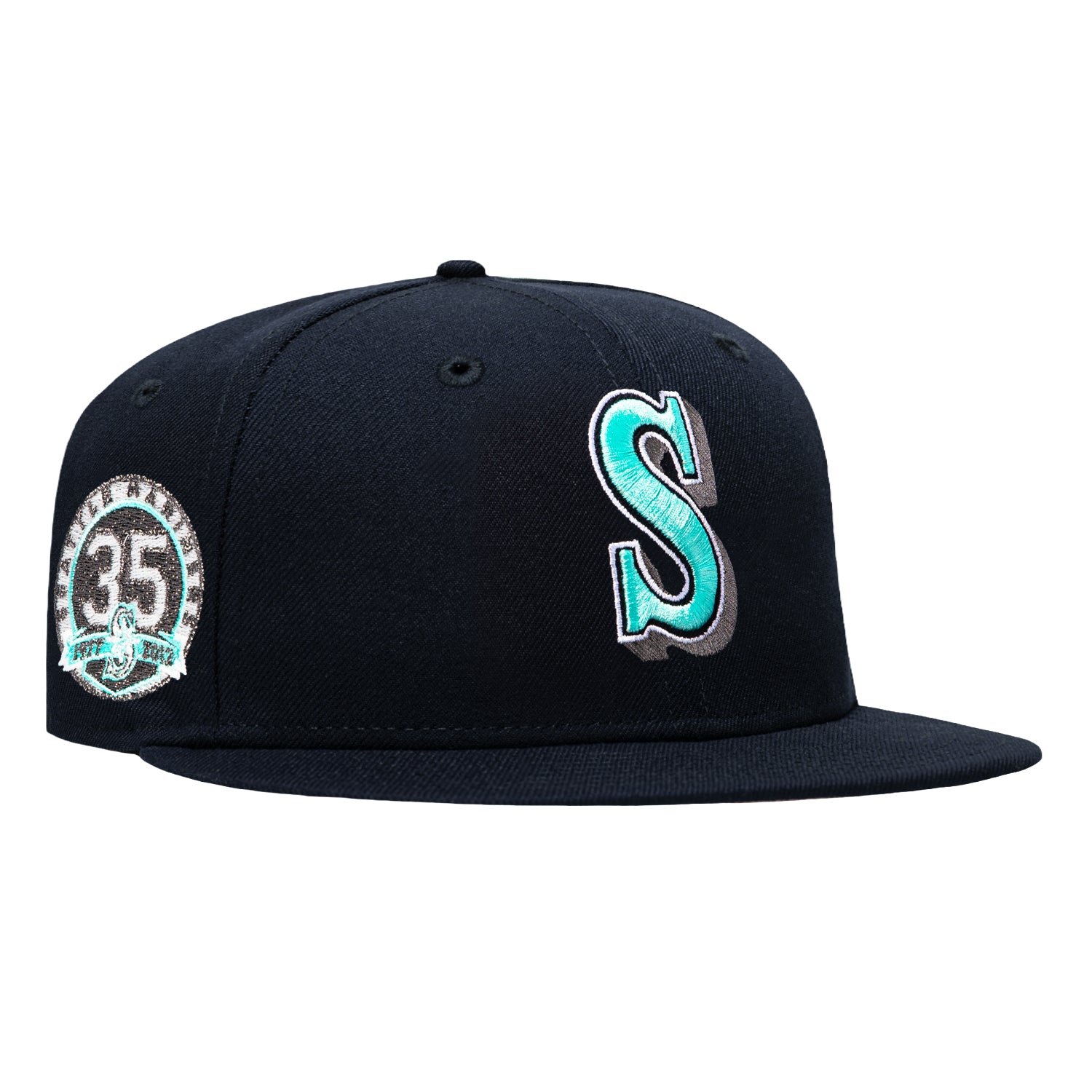 New Era 59Fifty Seattle Mariners 35th Anniversary Patch Sea Glass