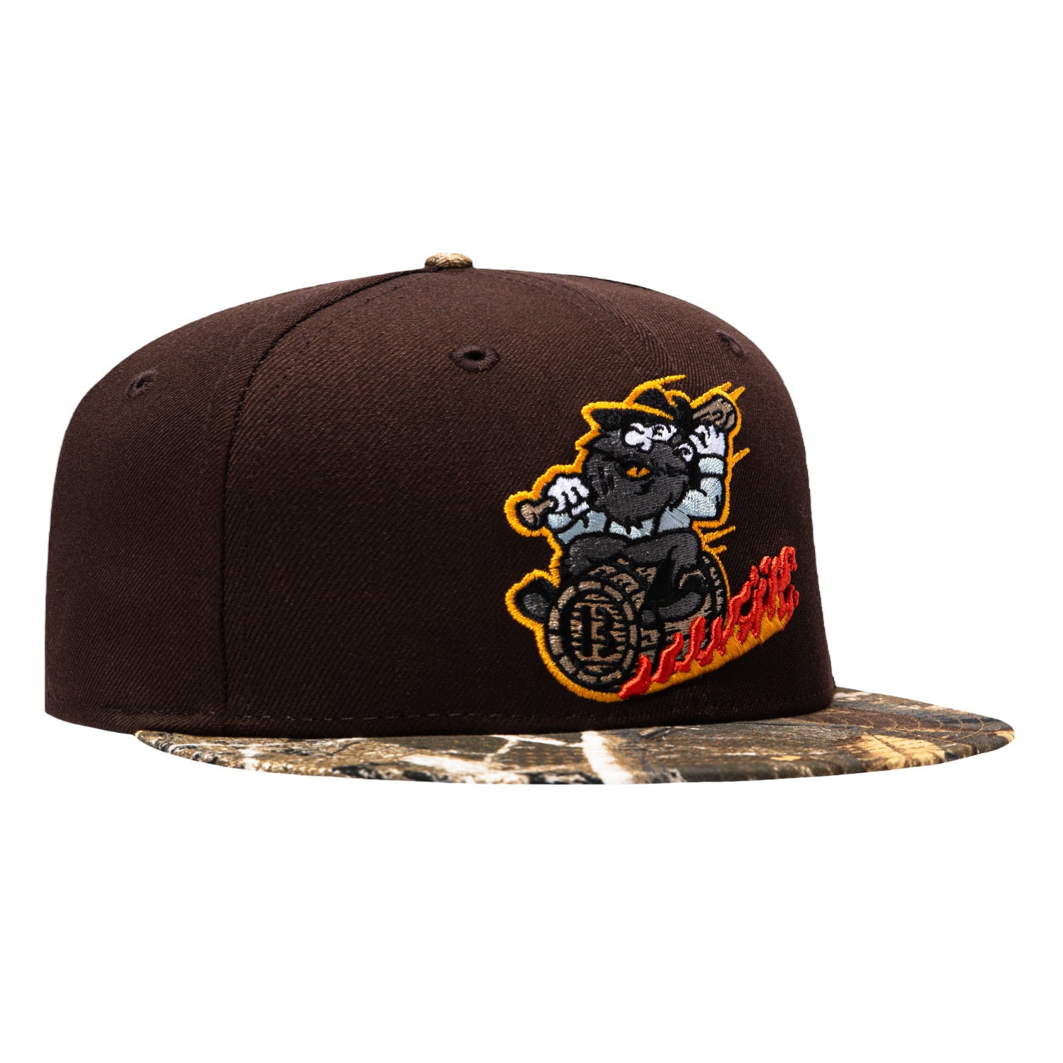 New Era 59Fifty Bowling Green Hot Rods Bootleggers Hat - Brown