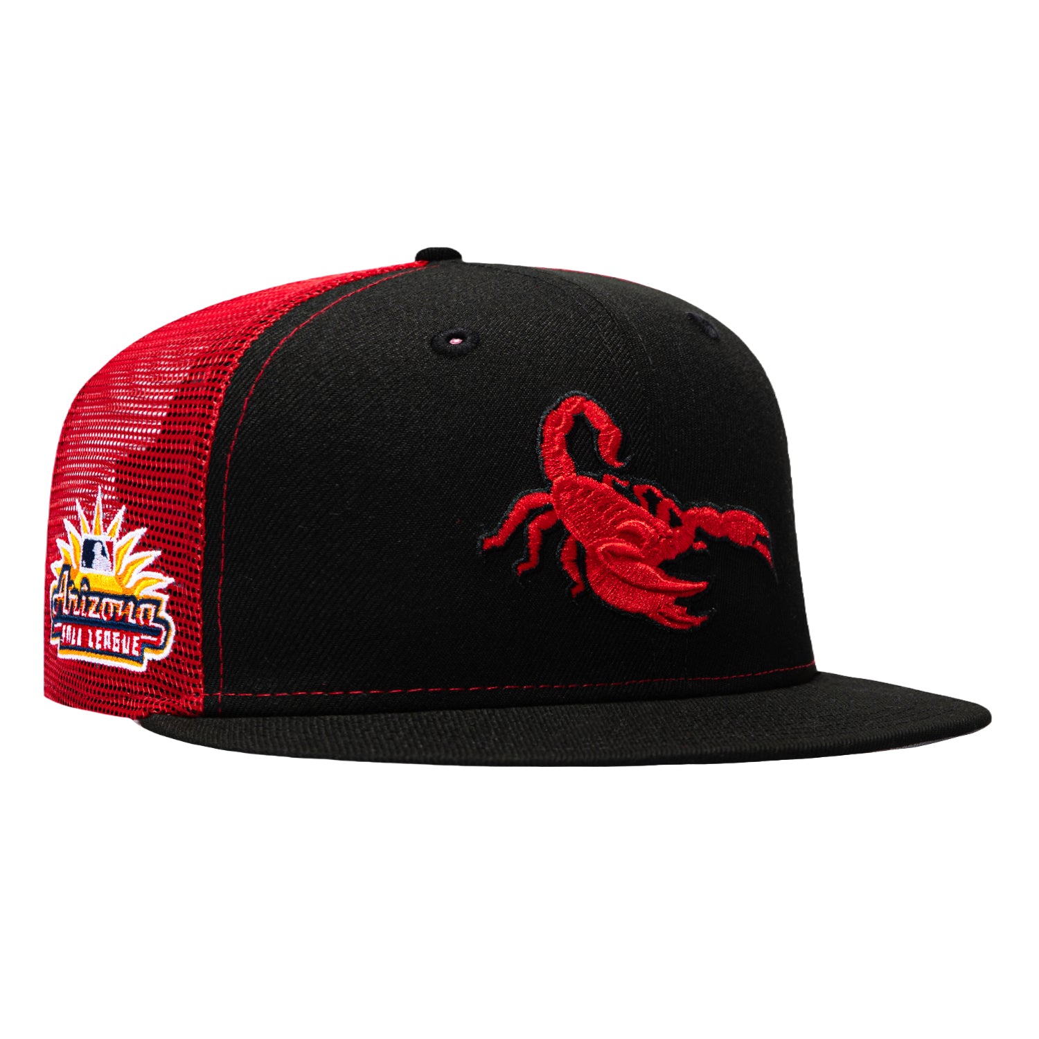 New Era 59Fifty Scottsdale Scorpions Rail Trucker Hat - Black, Red