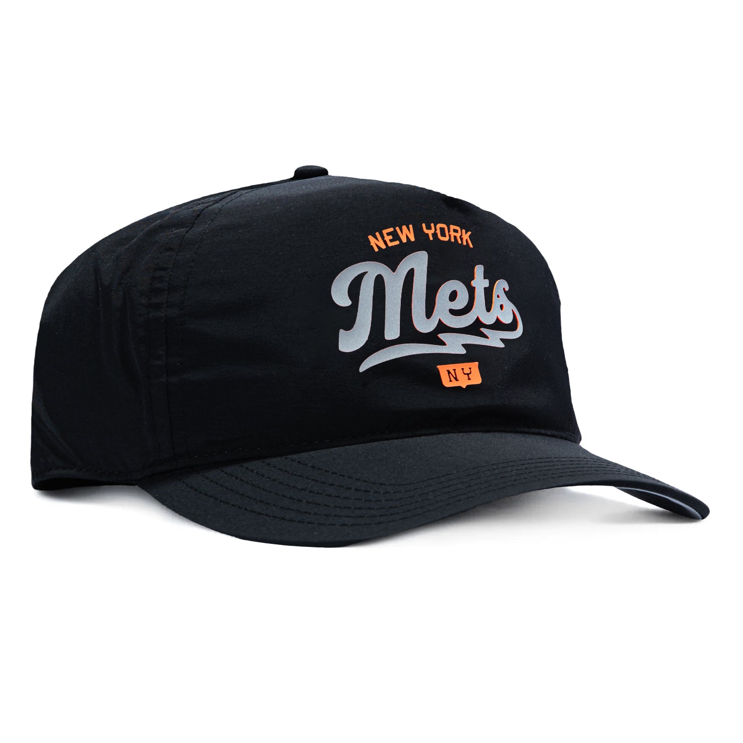 47 Brand Hitch Hi-Vis New York Mets Snapback Hat - Black – Hat Club