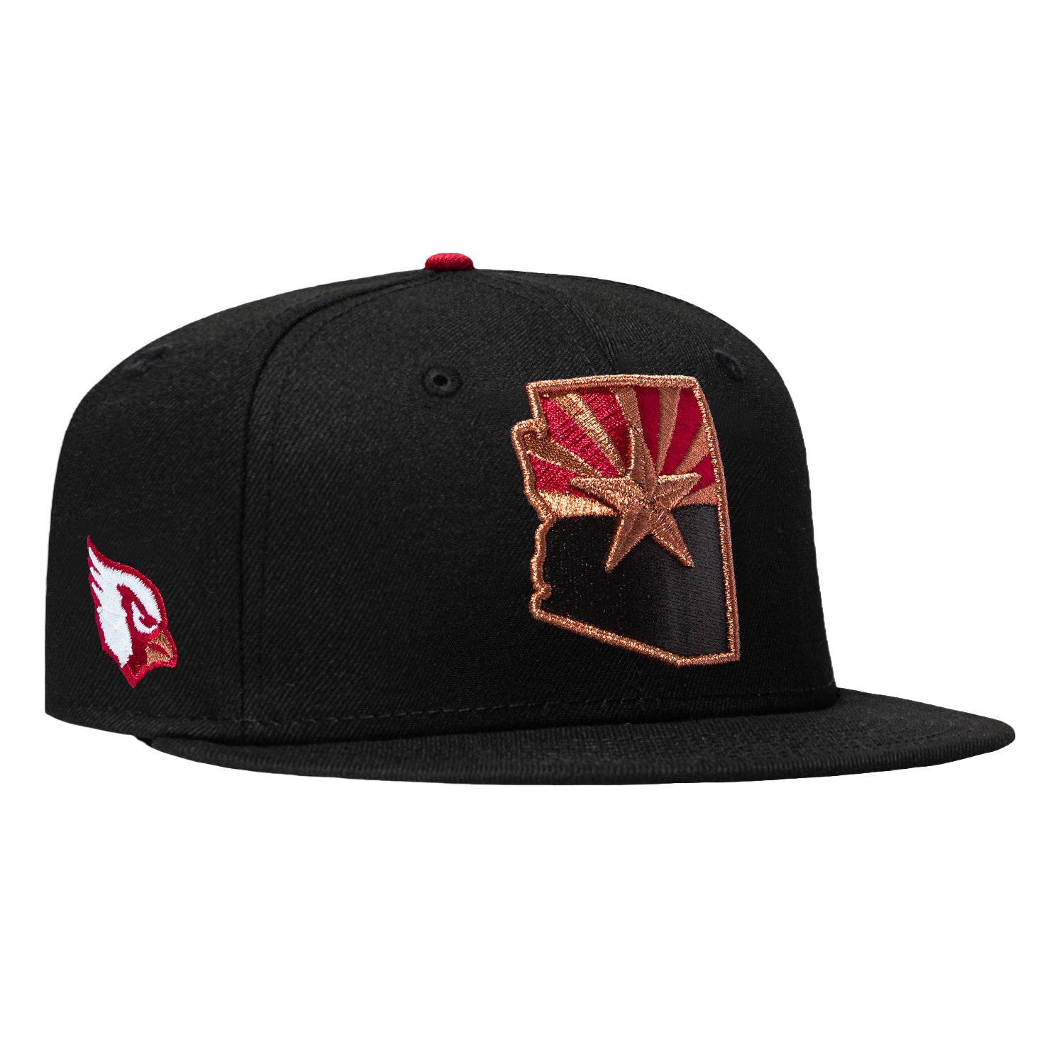 New Era 59Fifty Arizona Cardinals State Patch Rivalry Hat - Black