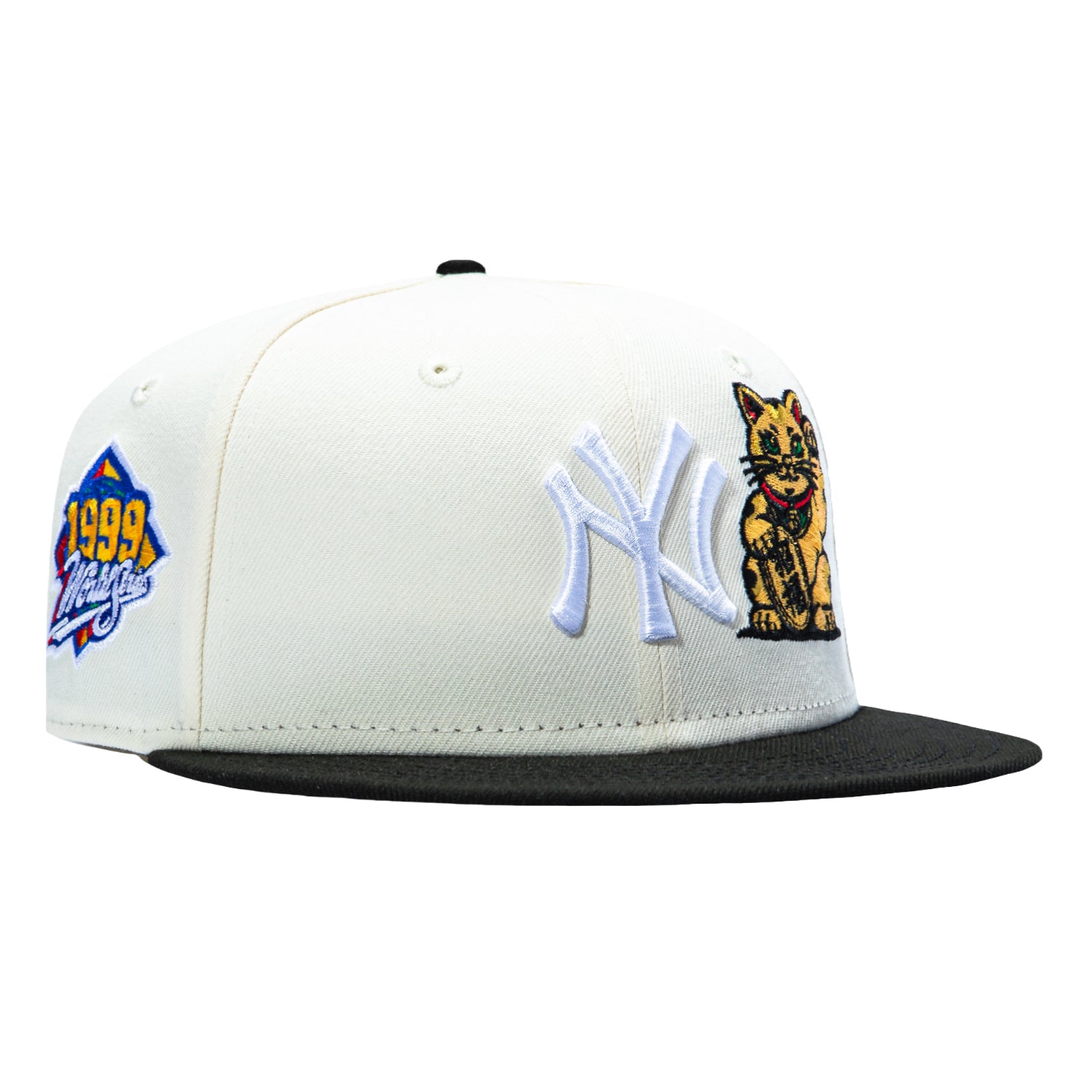 New Era 59Fifty New York Yankees 1999 World Series Patch Lucky Cat