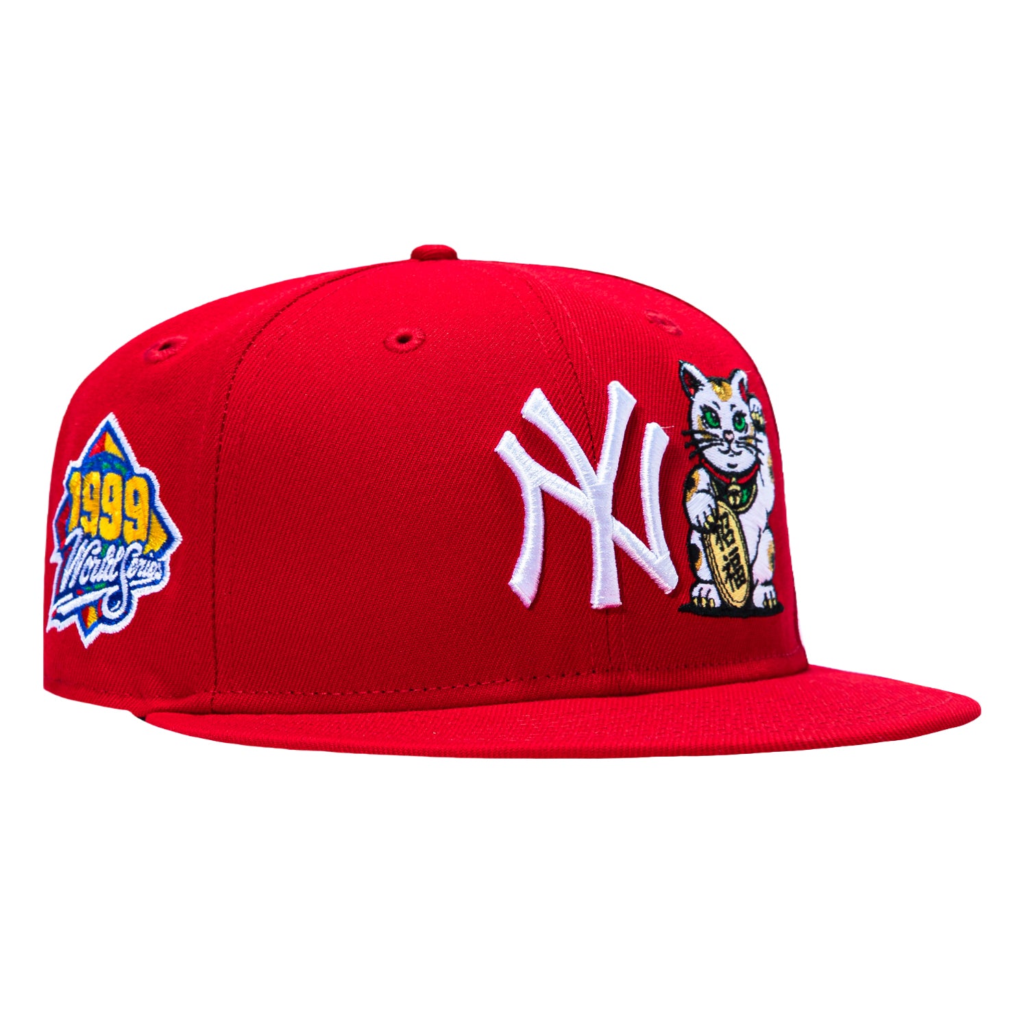 New Era 59Fifty New York Yankees 1996 World Series Patch Lucky Cat