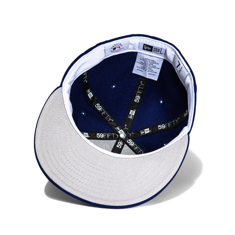 New Era 59Fifty Retro On-Field Los Angeles Dodgers Game Hat - Royal, White
